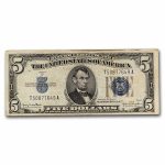 1934-D $5.00 Silver Certificate VG (Fr#1654)