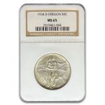 1934-D Oregon Trail Commemorative Half Dollar MS-65 NGC