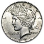 1934-D Peace Dollar AU