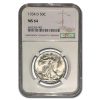 1934-D Walking Liberty Half Dollar MS-64 NGC