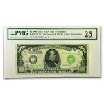 1934 (L-San Francisco) $1,000 FRN VF-25 PMG (Fr#2211-L) LGS