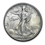 1934 Walking Liberty Half Dollar BU