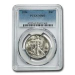 1934 Walking Liberty Half Dollar MS-63 PCGS