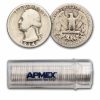 1934 Washington Quarter 40-Coin Roll Avg Circ