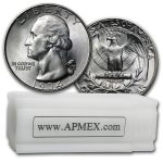 1934 Washington Quarter 40-Coin Roll BU