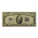 1934s $10 Silver Certificate AU (Random Districts)
