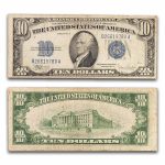 1934s $10 Silver Certificate VG