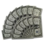 1935 $1.00 Silver Certificate CU (Fr#1607) 17 Consecutive