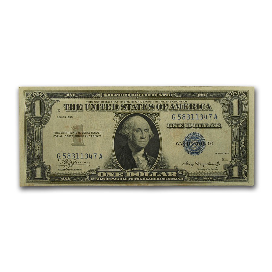 1935 $1.00 Silver Certificate VF (Fr#1607)