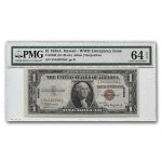 1935-A $1.00 Brown Seal Hawaii CU-64 EPQ PMG (Fr#2300)