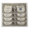 1935-A $1.00 Silver Certificate CU (Fr#1608) 4 Consecutive
