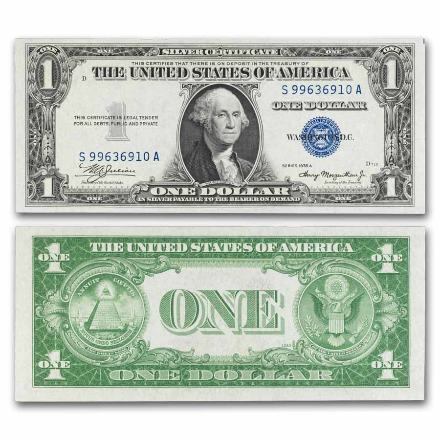1935-A $1.00 Silver Certificate CU (Fr#1608)