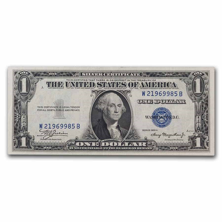 1935-A $1.00 Silver Certificate XF (Fr#1608)