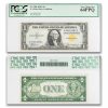 1935-A $1.00 Yellow Seal North Africa CU-64 PPQ PCGS (Fr#2306)