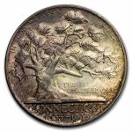 1935 Connecticut Tercentenary Half Dollar BU (Toned)