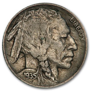 1935-D Buffalo Nickel VF