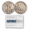 1935-D Walking Liberty Halves 20-Coin Roll Avg Circ