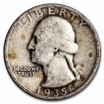 1935-D Washington Quarter Fine