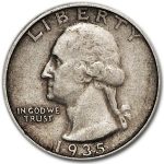 1935-D Washington Quarter XF
