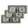 1935-E $1.00 Silver Certificate CU (Fr#1614) 3 Consecutive