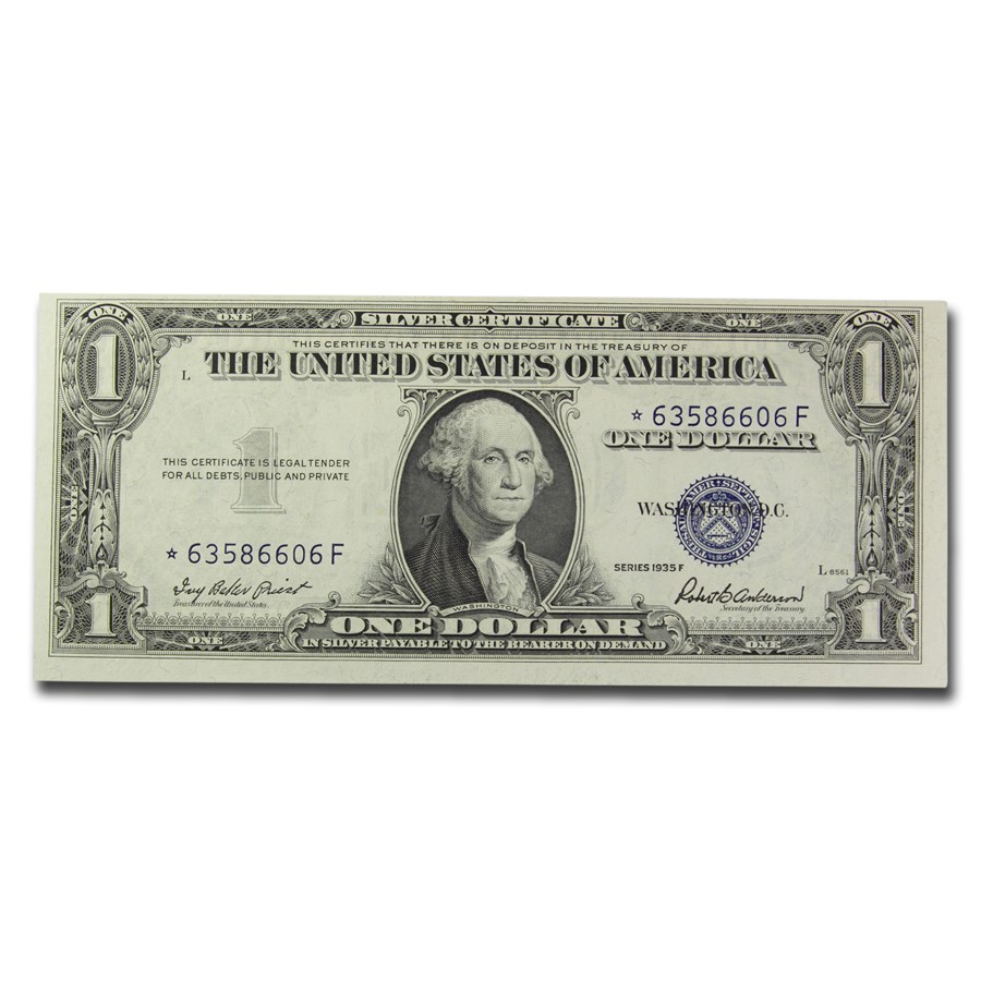 1935-F* $1.00 Silver Certificate CCU (Fr#1615*) Star Note