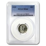 1935 Mercury Dime MS-66 PCGS