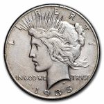 1935 Peace Dollar XF (Cleaned)