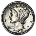1935-S Mercury Dime AU