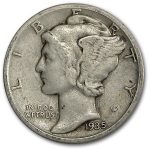 1935-S Mercury Dime Good/VF