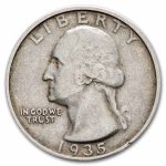 1935-S Washington Quarter XF