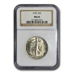 1935 Walking Liberty Half Dollar MS-64 NGC
