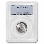 1935 Washington Quarter MS-65 PCGS