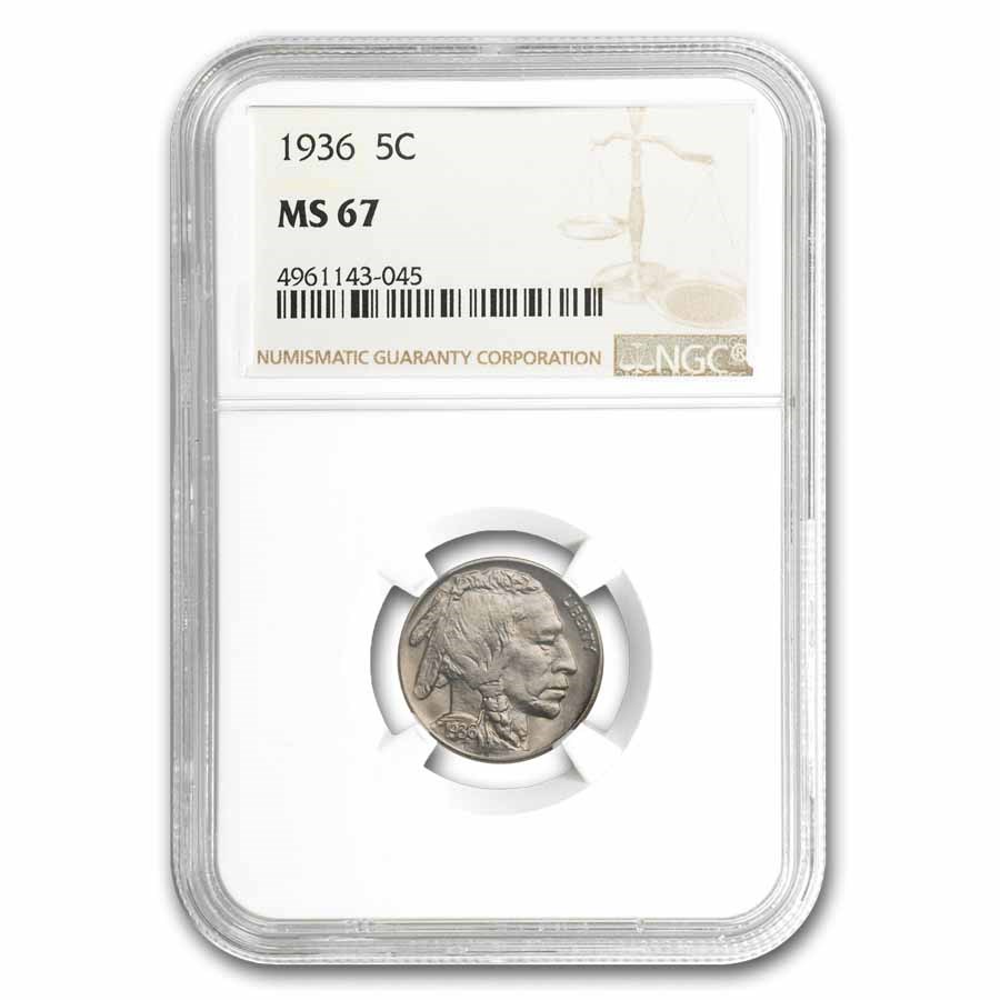 1936 Buffalo Nickel MS-67 NGC