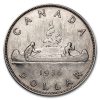 1936 Canada Silver Dollar George V Avg Circ