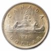 1936 Canada Silver Dollar George V MS-63 ICCS