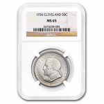 1936 Cleveland/Great Lakes Half Dollar MS-65 NGC