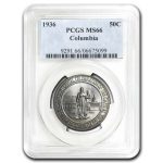 1936 Columbia, SC Half Dollar Commem MS-66 PCGS