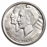 1936-D Arkansas Centennial Half AU