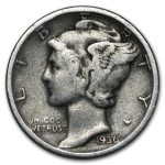 1936-D Mercury Dime Good/VF