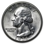 1936-D Washington Quarter BU