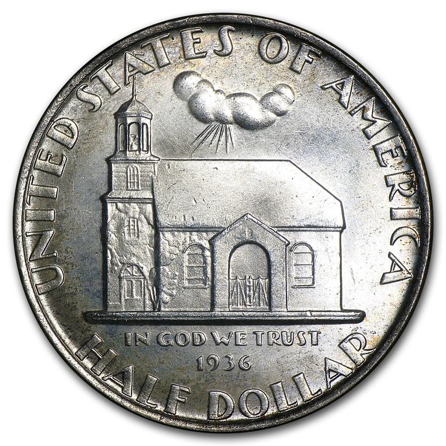 1936 Delaware Tercentenary Half BU