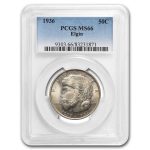 1936 Elgin Centennial Half MS-66 PCGS
