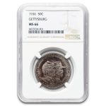 1936 Gettysburg Half Dollar MS-66 NGC