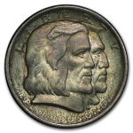 1936 Long Island Tercentenary Half Commem BU (Original Toning)