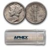 1936 Mercury Dime 50-Coin Roll Avg Circ