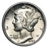 1936 Mercury Dime BU