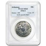 1936-S Arkansas Centennial Half Dollar MS-64 PCGS