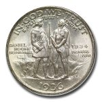 1936-S Boone Commemorative Half Dollar MS-66 NGC