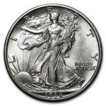 1936-S Walking Liberty Half Dollar BU