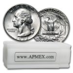 1936 Washington Quarter 40-Coin Roll BU